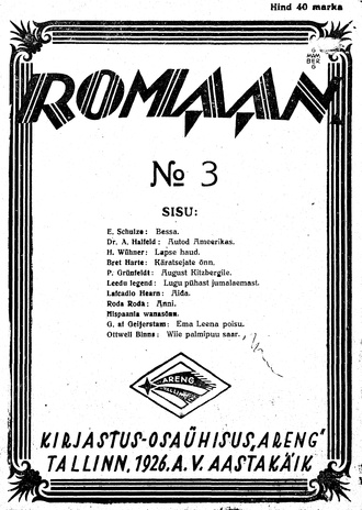 Romaan ; 3 (93) 1926-02