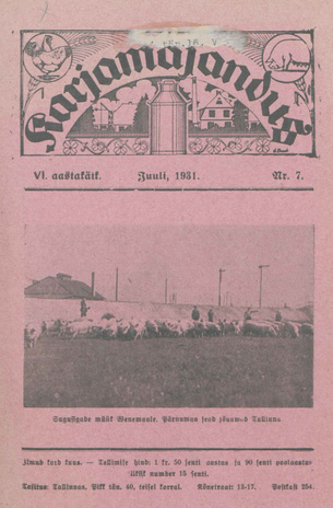 Karjamajandus ; 7 1931-07