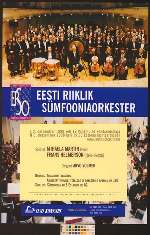Eesti Riiklik Sümfooniaorkester : Mihaela Martin, Frans Helmerson 