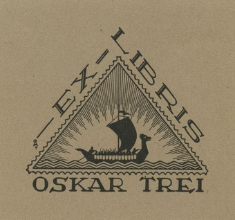 Ex-libris Oskar Trei 