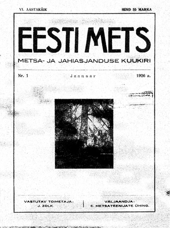 Eesti Mets ; 1 1926