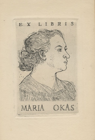Ex libris Maria Okas 