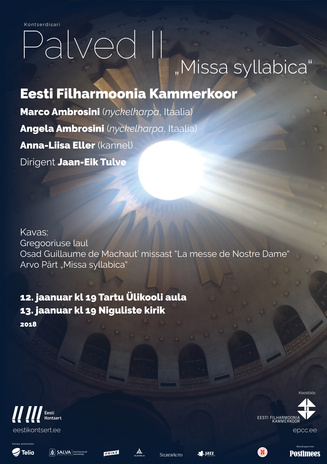 Palved II : Missa syllabica : Eesti Filharmoonia Kammerkoor 