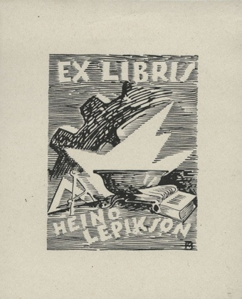Ex libris Heino Lepikson 