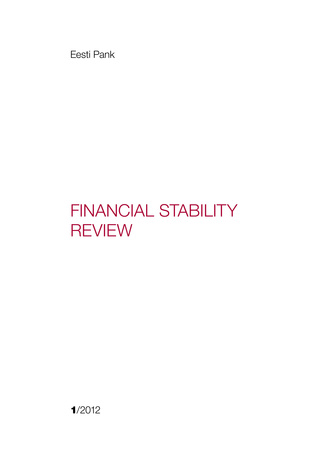 Financial stability review ; 1/2 2012