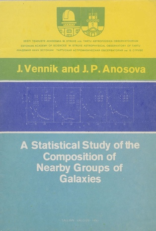 A statistical study of the composition of nearby groups of galaxies (W. Struve nimeline Tartu Astrofüüsika Observatoorium. Teated ; 1990, 105)
