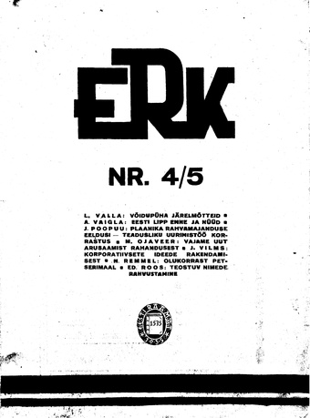ERK ; 4-5 (26-27) 1935-07-20