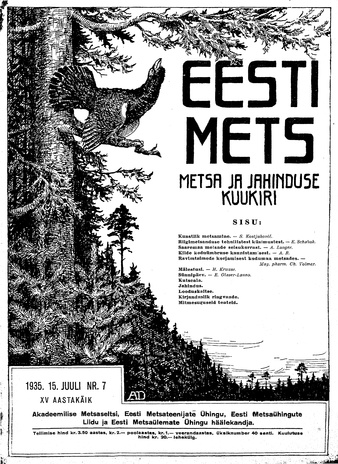 Eesti Mets ; 7 1935