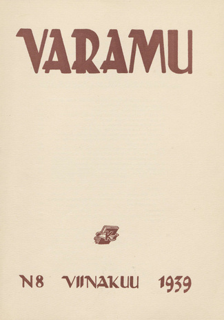 Varamu ; 8 1939-10