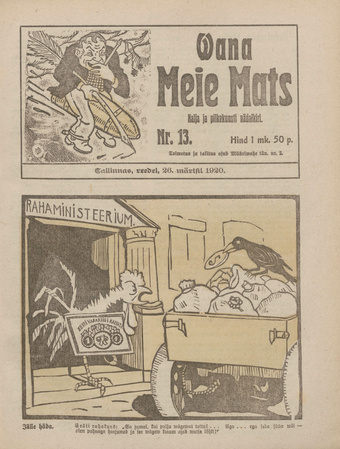 Vana Meie Mats : nalja- ja pilkekunsti nädalkiri ; 13 1920-03-26