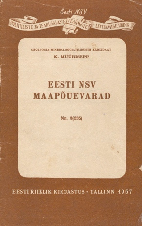Eesti NSV maapõuevarad