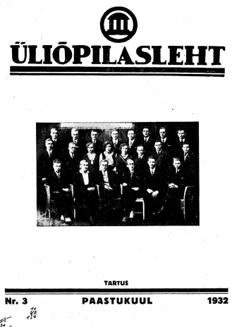 Üliõpilasleht ; 3 1932