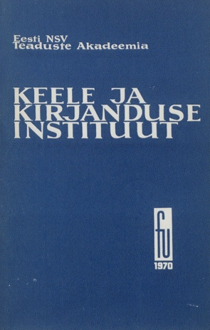 Keele ja Kirjanduse Instituut 