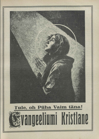 Evangeeliumi Kristlane : Tallinna Immaanueli Evangeeliumi Kristlaste vabausuühingu häälekandja ; 6 1933