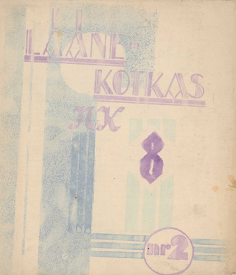 Läänekotkas : Noorte Kotkaste "Uku" rühma ajakiri ; 2 1938