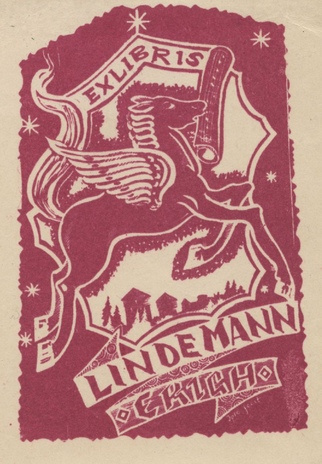 Ex libris Lindemann Erich 
