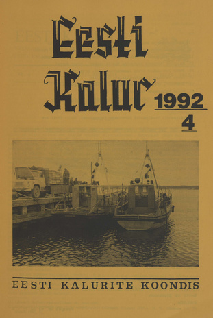 Eesti Kalur ; 4 1992 sügis