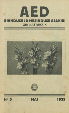 Aed : aianduse ajakiri ; 5 1935-05