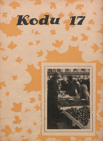 Kodu : perekondlik kirjanduse, teaduse ja kunsti ajakiri ; 17 1938-09-03