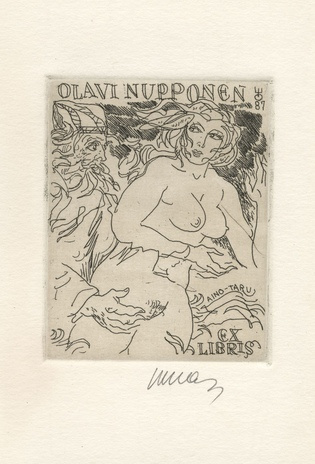 Olavi Nupponen ex libris