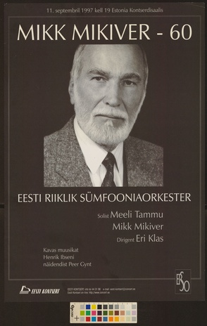 Mikk Mikiver 60 : Eesti Riiklik Sümfooniaorkester 