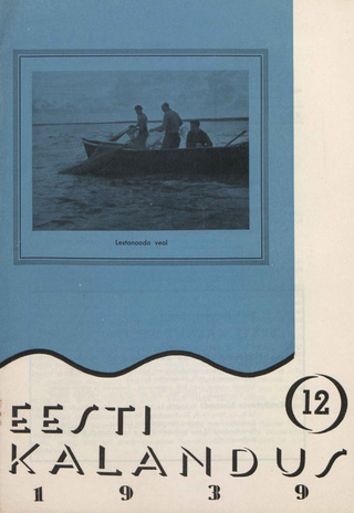 Eesti Kalandus : kalanduslik kuukiri ; 12 1939-12