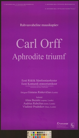 Carl Orff : Aphrodite triumf 