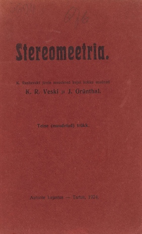 Stereomeetria