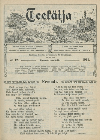 Teekäija : Eesti Baptisti Koguduse Ühenduse häälekandja ; 12 1911