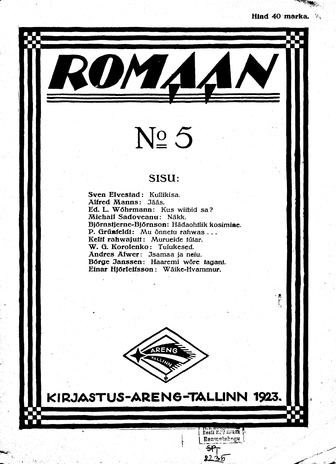 Romaan ; 5 1923