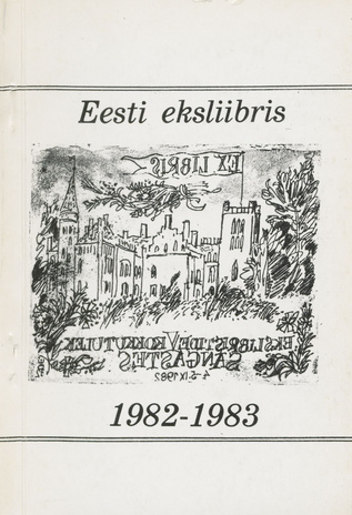 Eesti eksliibris 1982-1983 : näituse kataloog 