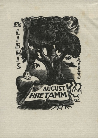 Ex libris August Hiietamm 