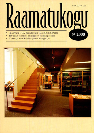 Raamatukogu ; 5 2000
