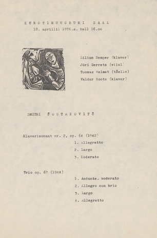 Tallinna Riiklik Konservatooriumi kroonika 1975/76 õ-a : [artiklikogumik]