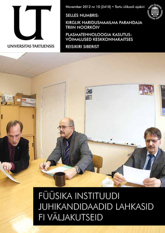 Universitas Tartuensis : UT : Tartu Ülikooli ajakiri ; 10 2012-11