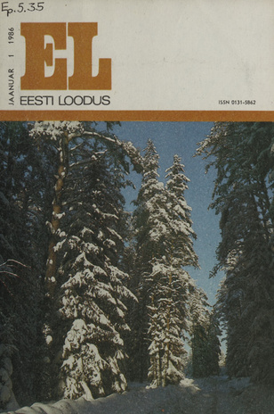 Eesti Loodus ; 1 1986-01