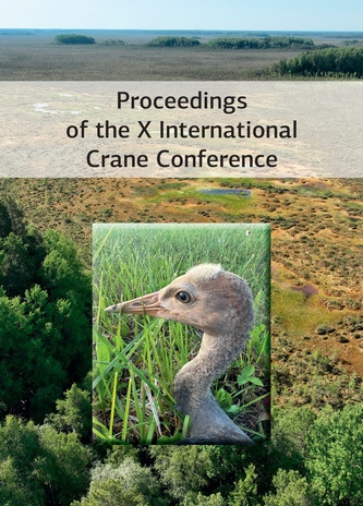 Proceedings of the X International Crane Conference : X International Crane Conference : 21.-27. august 2023 Tartu - Estonia 