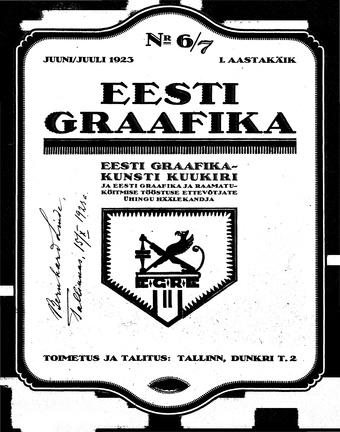 Eesti Graafika ; 6-7 1923-06/07
