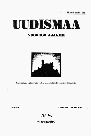 Uudismaa ; 8 1924-05