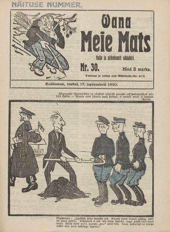 Vana Meie Mats : nalja- ja pilkekunsti nädalkiri ; 30 1920-09-17