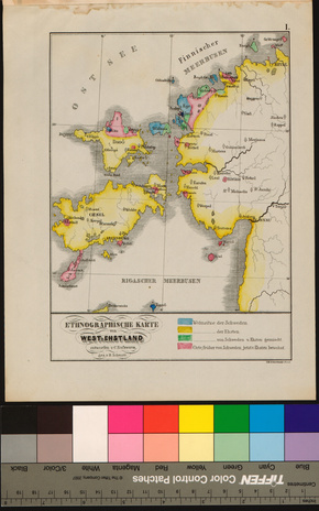 Ethnographische Karte von West-Ehstland