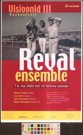 Reval Ensemble : visioonid III 