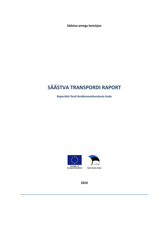 Säästva transpordi raport 2010