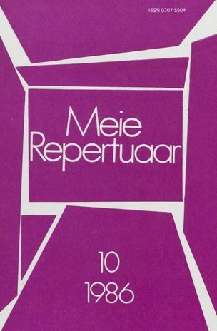 Meie repertuaar : Eesti NSV Rahvaloomingu ja Kultuuritöö Teadusliku Metoodikakeskuse väljaanne ; 10 1986-10