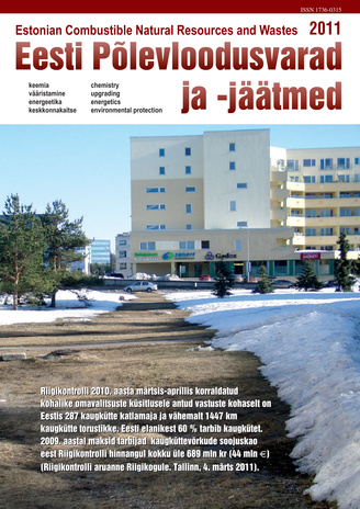 Eesti põlevloodusvarad ja -jäätmed = Estonian combustible natural resources and wastes ; 2011