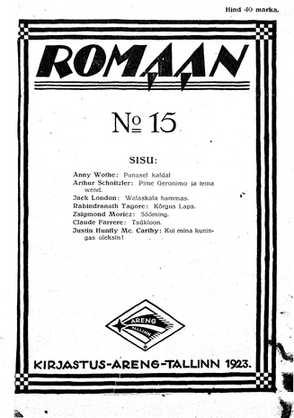 Romaan ; 15 1923