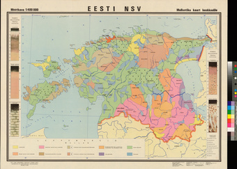 Eesti NSV : mullastiku kaart keskkoolile 