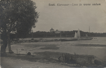 Eesti : Kuresaar : loss ja wana sadam