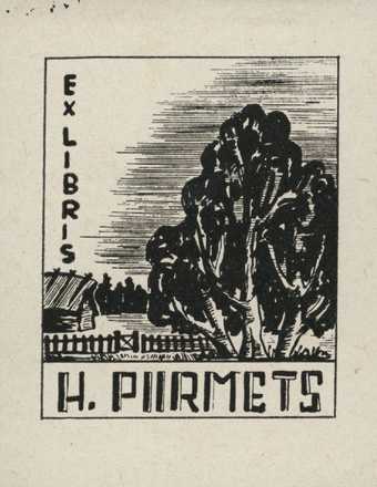 Ex libris H. Piirmets 