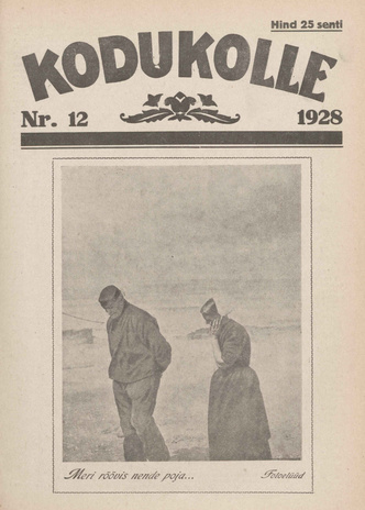 Kodukolle : perekonna ajakiri ; 12 1928-06-15